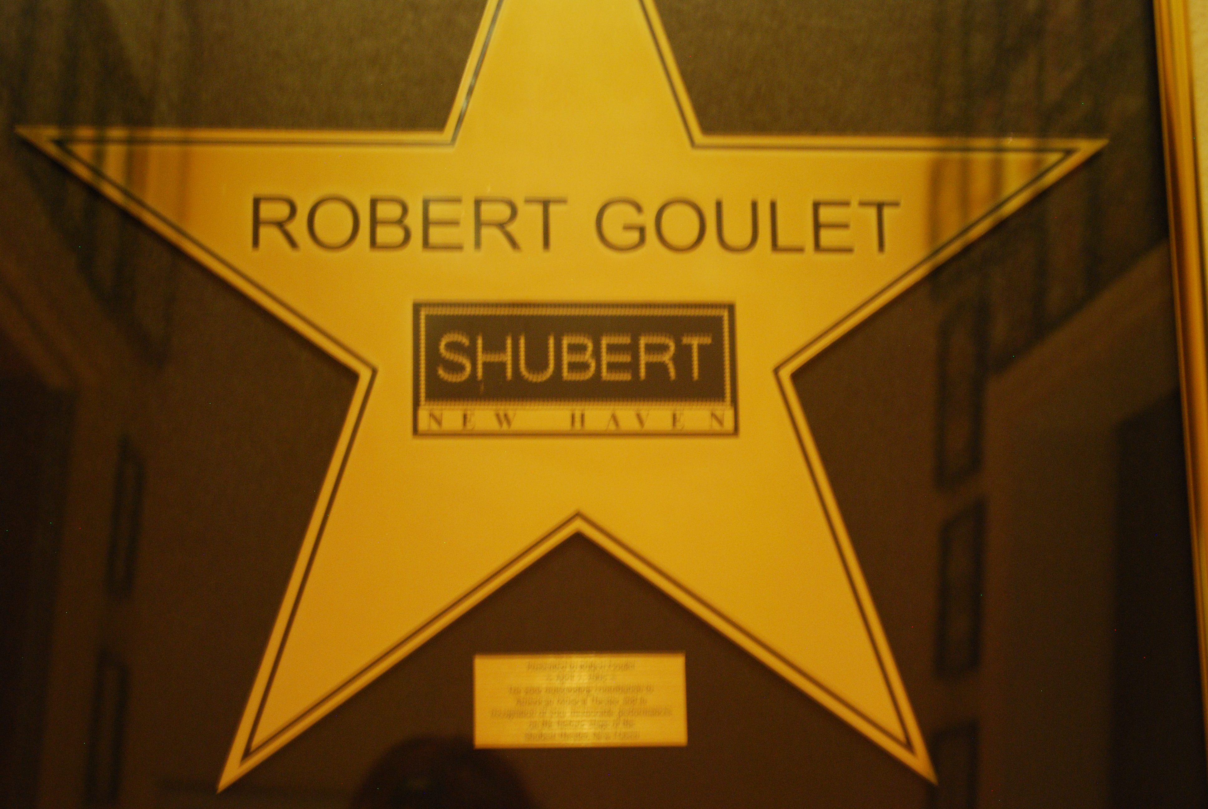First Star On "Schubert Walk of Fame" (New Haven) (2005)